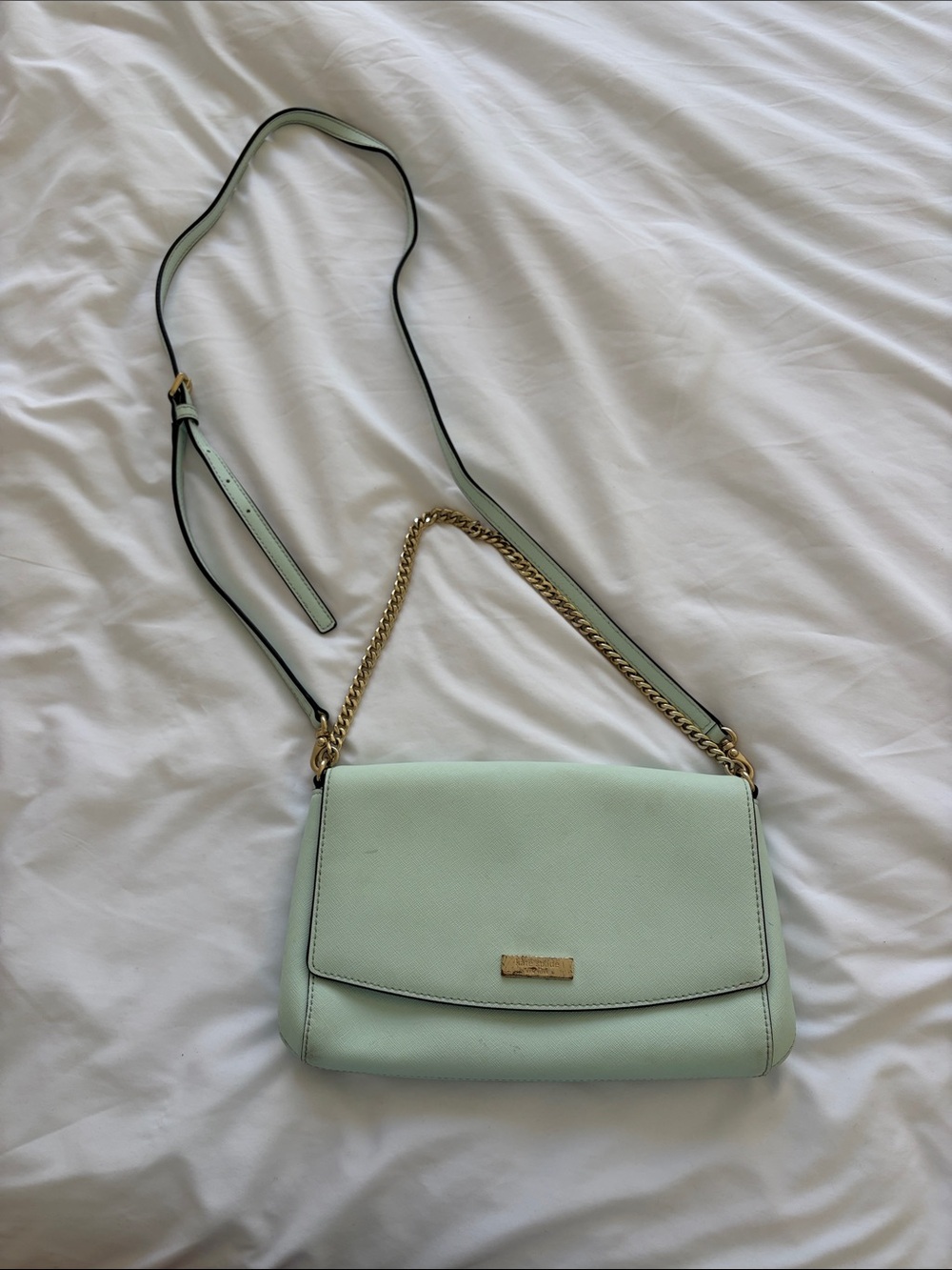 Kate spade seafoam green bag